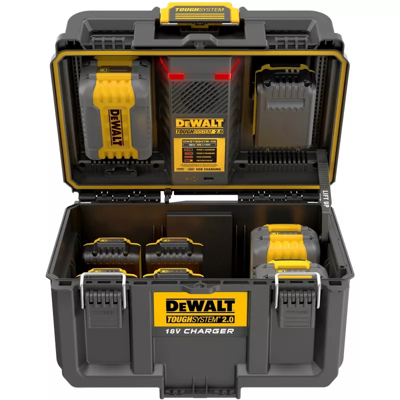 Toughsystem lādētājs DWST83471 2X4A Dewalt
