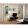 Cama TV statīvs VIGO 140 30/140/40 balts/melns glancēts