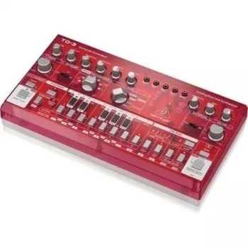 Behringer TD-3-SB baslīnijas sintezators sarkans caurspīdīgs