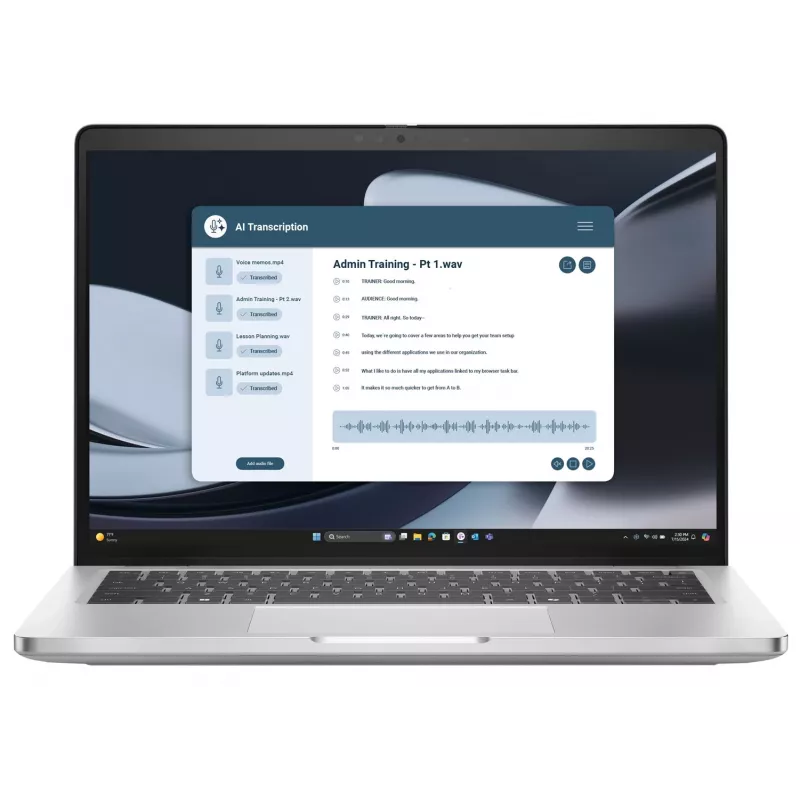 DELL Pro 14 Plus PB14255 AMD Ryzen™ 5 220 klēpjdators 35,6 cm (14) Full HD+ 16 GB LPDDR5x-SDRAM 512 GB SSD Wi-Fi 7 (802.11be) Windows 11 Pro Alumīnijs