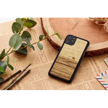 viedtālruņa maciņš man and wood iPhone 11 Pro — terra Melns