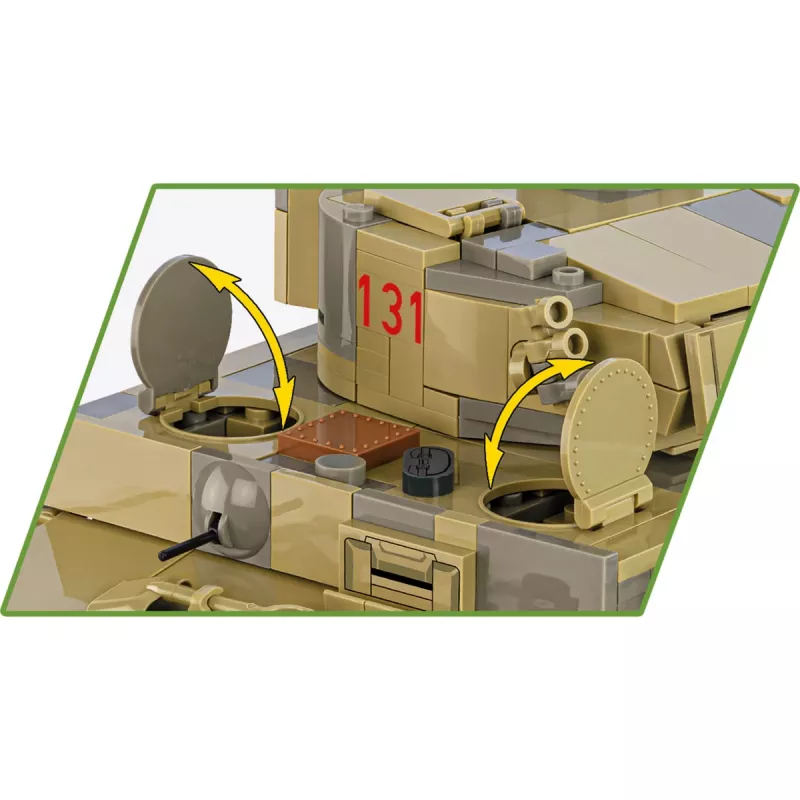 Būvkomplekts COBI Panzer VI Tiger no131 1275 detaļas