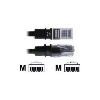 PatchSee BasicPatch - komutācijas kabelis - RJ-45 (vīr.) uz RJ-45 (vīr.) - 1,5 m - FTP - CAT 5e - ekranēts - melns
