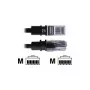 PatchSee BasicPatch - komutācijas kabelis - RJ-45 (vīr.) uz RJ-45 (vīr.) - 1,5 m - FTP - CAT 5e - ekranēts - melns