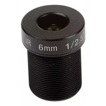 AXIS - novērošanas kameras objektīvs - fiksēts fokusa attālums - fiksēta diafragma - 9,1 mm (1/2.8) - M12 savienotājs - 6 mm - f/1,6 (10 gab. iepakojumā) - paredzēts AXIS P3904-R M12 tīkla kamerai, P3905-R M12 tīkla kamerai