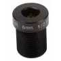 AXIS - novērošanas kameras objektīvs - fiksēts fokusa attālums - fiksēta diafragma - 9,1 mm (1/2.8) - M12 savienotājs - 6 mm - f/1,6 (10 gab. iepakojumā) - paredzēts AXIS P3904-R M12 tīkla kamerai, P3905-R M12 tīkla kamerai