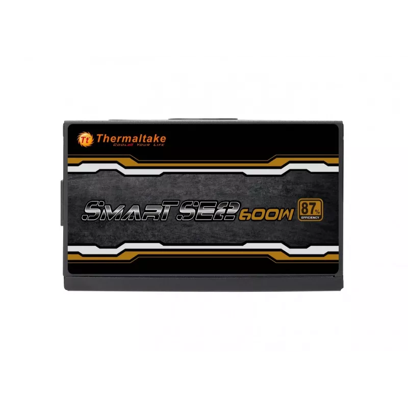 Barošanas bloks Thermaltake Smart SE2 600W ATX daļēji modulārs, 86% efektivitāte, 120 mm ventilators