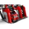Konstrukciju rotaļlieta LEGO City Ugunsdzēsēju stacija ar grozāmo kāpņu transportlīdzekli 60414 — 843 detaļas, 5 minifigūras, 220×320×140 mm