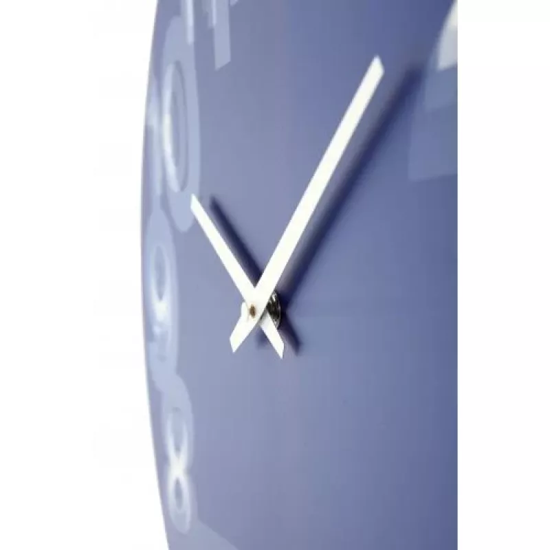 NeXtime pulkstenis 3077bl 3D, Ø39,5 cm, sienas, zils/balts