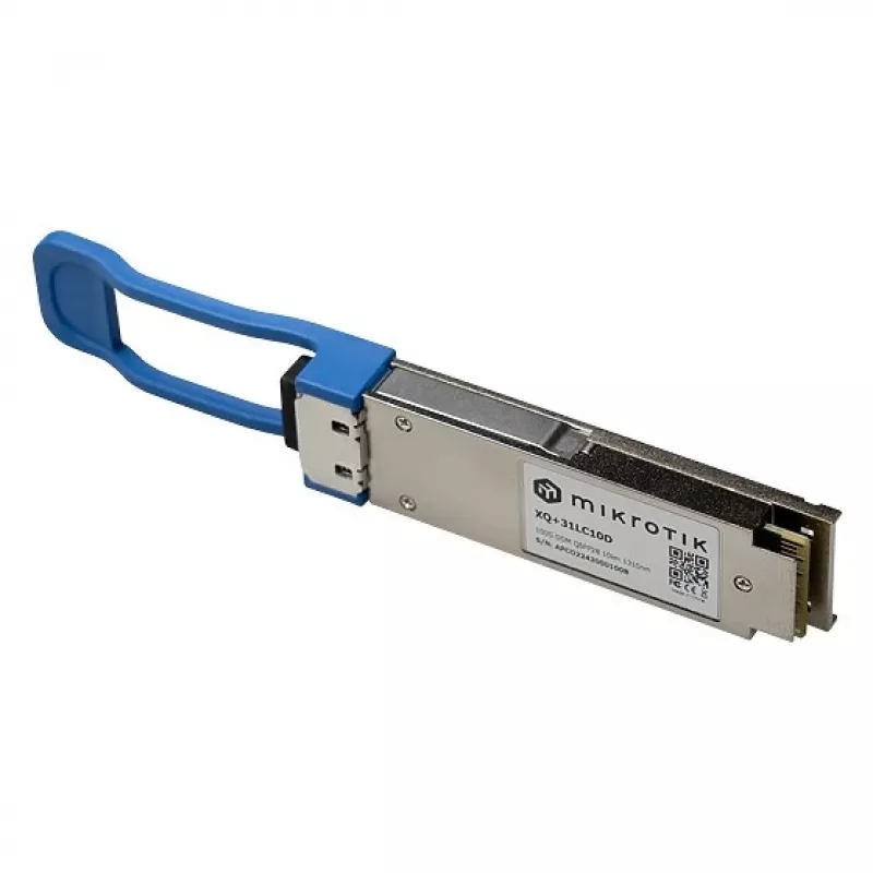 Mikrotik XQ+31LC10D tīkla raiduztvērēja modulis Optiskā šķiedra 100000 Mbit/s QSFP28 1309 nm