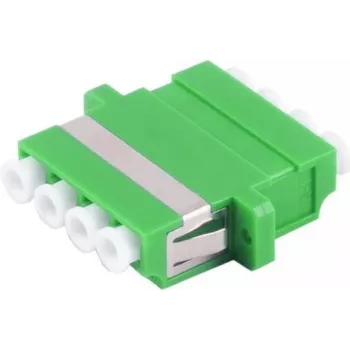 ShiverPeaks S/CONN LWL Connector LC-LC Quad zaļa — optiskās šķiedras LC uz LC četru kanālu savienotājs