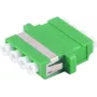 ShiverPeaks S/CONN LWL Connector LC-LC Quad zaļa — optiskās šķiedras LC uz LC četru kanālu savienotājs