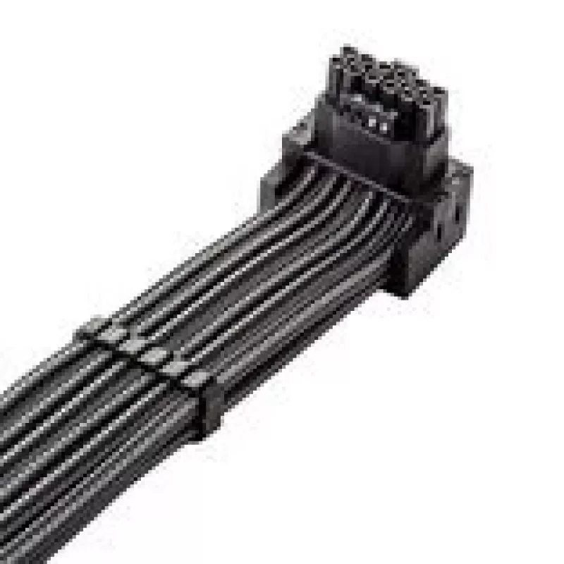 CableMod C-Series Pro Anschlusskabel Variante A 90mm 16‑Pin uz 2×8‑Pin PCIe ogleklis