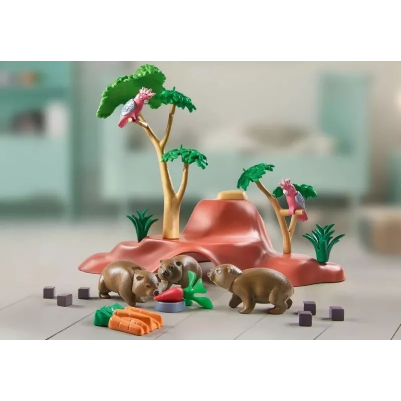 Wiltopia 71625 Vombatu patversmes figūriņu komplekts