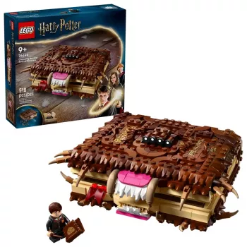 LEGO Harija Potera rotaļu komplekts Monstru grāmata 76449 — 518 detaļu, 1 minifigūra, pievienojami zobi
