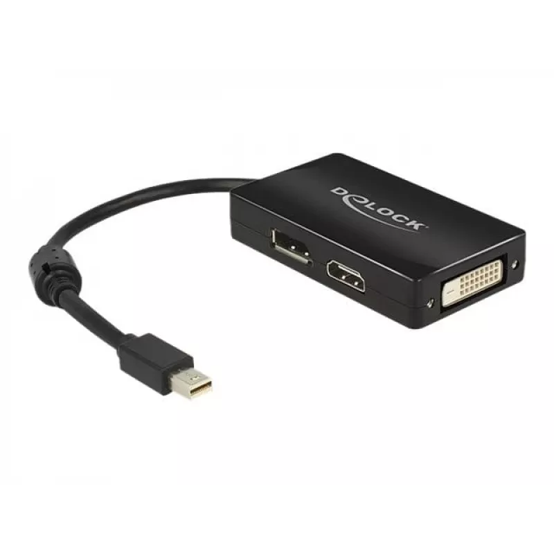 Kabelis DeLOCK 0,16 m DisplayPort HDMI DVI Mini DisplayPort