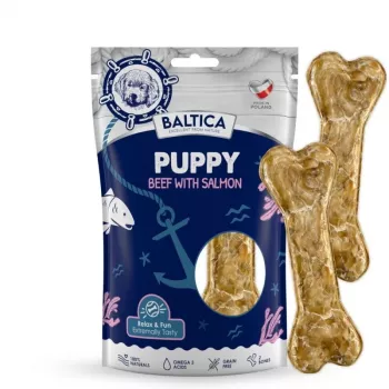 BALTICA Puppy Beef with salmon - suņu našķis - 2