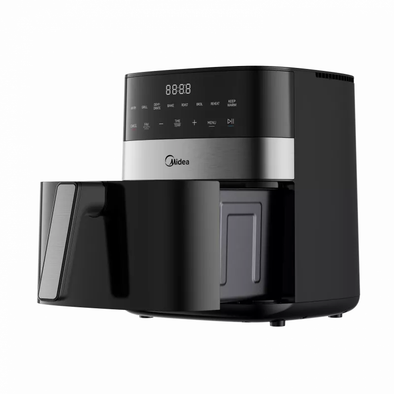 Midea gaisa fritieris | MF-CN65E | Jauda 1700 W | Tilpums 6,5 L | Melns