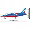Konstruēšanas rotaļlieta Cobi Alpha Jet Patrouille de France mēroga modelis 1:48 COBI-5841