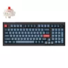 Keychron V5 Max tastatūra universāla RF bezvadu Bluetooth melna pelēka 96% mehāniskā
