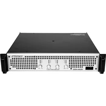 4 kanālu auto audio pastiprinātājs PSSO QDA-4400 — 4400 W RMS kopējā jauda