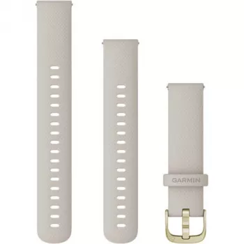 Siksniņa Garmin 010-12932-0D viedierīču piederumi smilšu krāsā, silikona, 18 mm