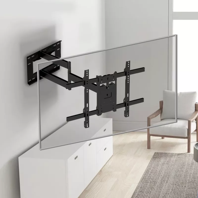 TV stiprinājums MACLEAN MC-985 VESA 600x400 37–80 collu televizoriem, maks. slodze 45 kg