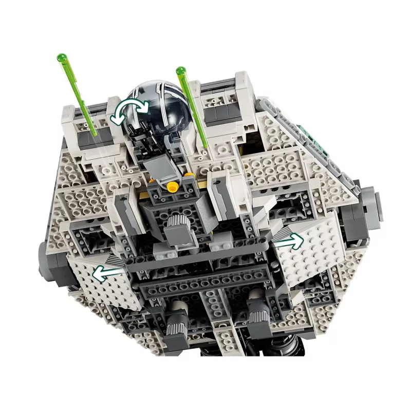 LEGO Star Wars spēļu komplekts 75357 — The Ghost un Phantom II, 1394 detaļas, 4 minifigūriņas, vecumam 10+