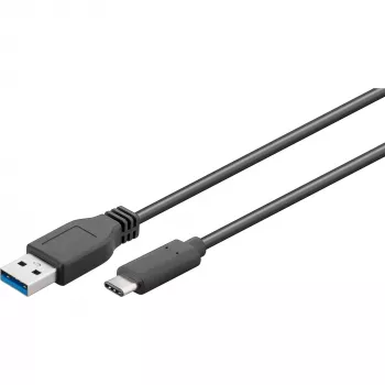Wentronic Goobay USB 3.0 SuperSpeed kabelis > USB-C™, 0,15 m - USB 3.0 spraudnis (A tips) > USB-C spraudnis (45247)