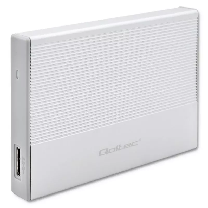 Ārējais korpuss 2,5 collu SATA SSD/HDD QOLTEC 52278 USB 3.0, atbalsta līdz 2 TB