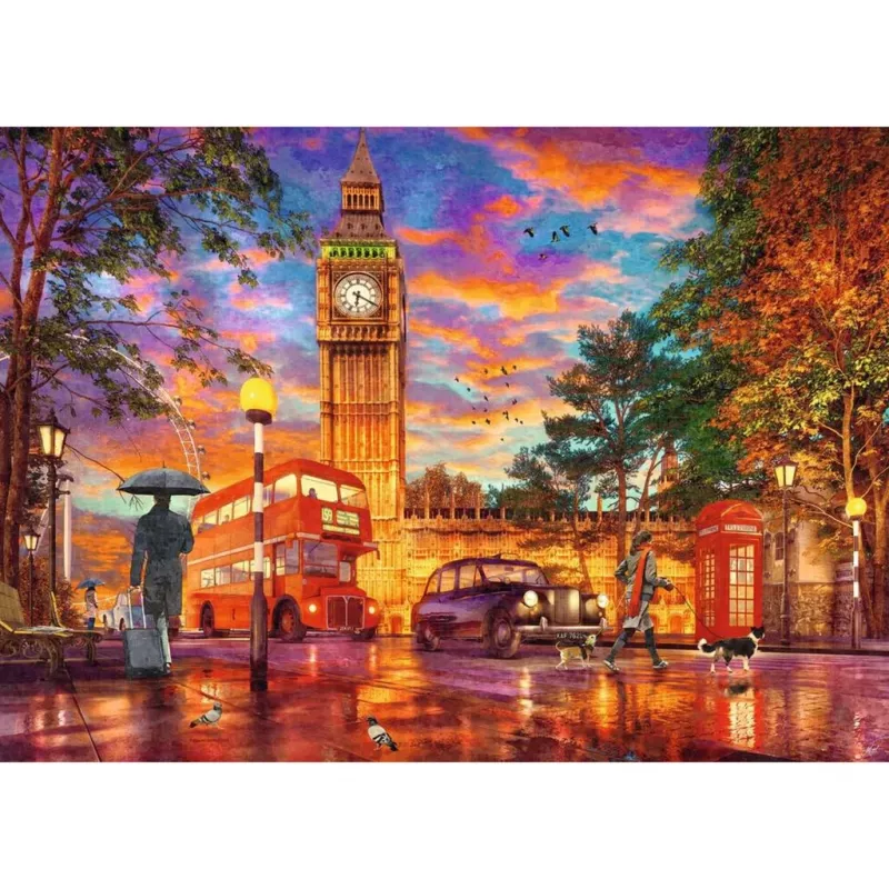 Puzzle Sonnenuntergang in London (1000 gabali)