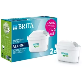 Brita 122003 ūdens filtra kasetne 2 gab. Balta