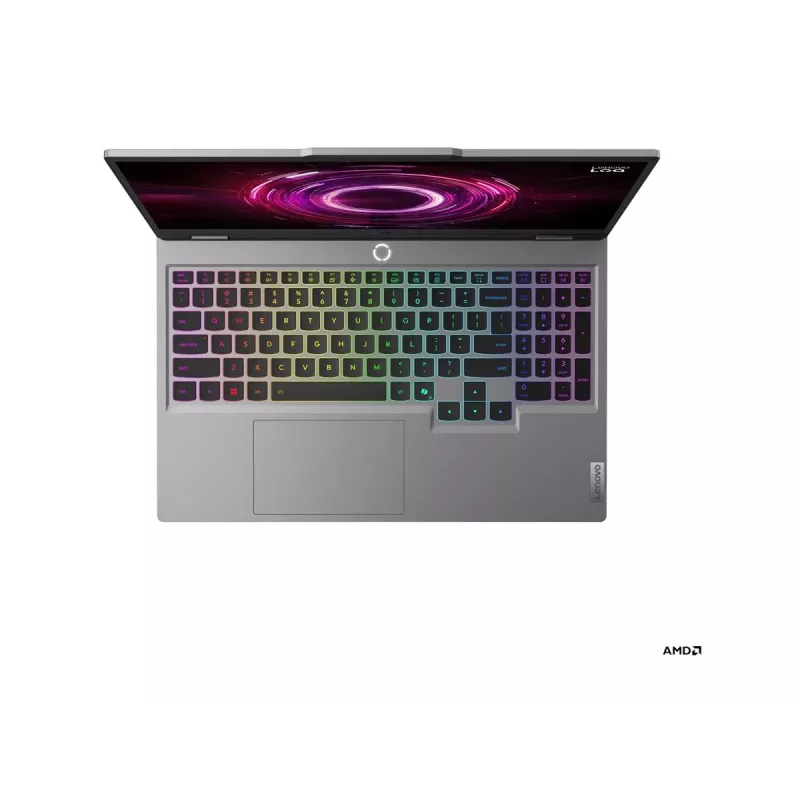 Klēpjdators Lenovo LOQ Ryzen 5, 15,6 collu FHD IPS 144Hz, 16GB RAM, 512GB SSD, NVIDIA RTX 5050 8GB, Windows 11 Home (Luna Grey)