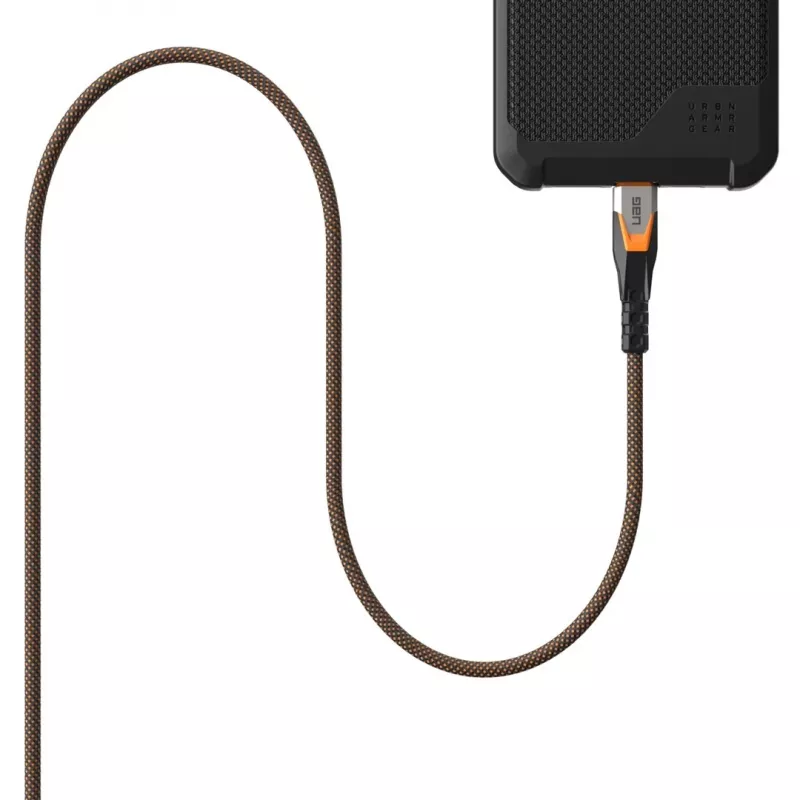 USB-C uz USB-C kabelis C2G 9B4415114097 USB 3.2 Gen 2x2 0,75 m — melns/oranžs