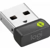 USB uztvērējs Logitech 956-000157 pele un tastatūrai, grafīta krāsā, 12,8×14,1×7 mm, 0,97 g