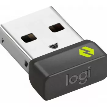 USB uztvērējs Logitech 956-000157 pele un tastatūrai, grafīta krāsā, 12,8×14,1×7 mm, 0,97 g