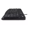 Desktop MK120, vadu, USB, QWERTZ, melns, pele iekļauta