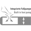 Piepūšamā gaisa gulta High Peak Double Comfort Plus modelis 40025 — dubultais gaisa matracis divām personām