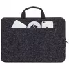 Uzmavas futrālis Rivacase 7915 39,6 cm (15,6 collas) Melns Balts
