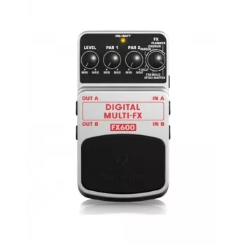 Efektu procesors Behringer FX600, platums 70 mm, dziļums 123 mm, augstums 54 mm