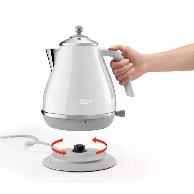 De’Longhi Icona Capitals elektriskā tējkanna 1,7 l 2000 W balta