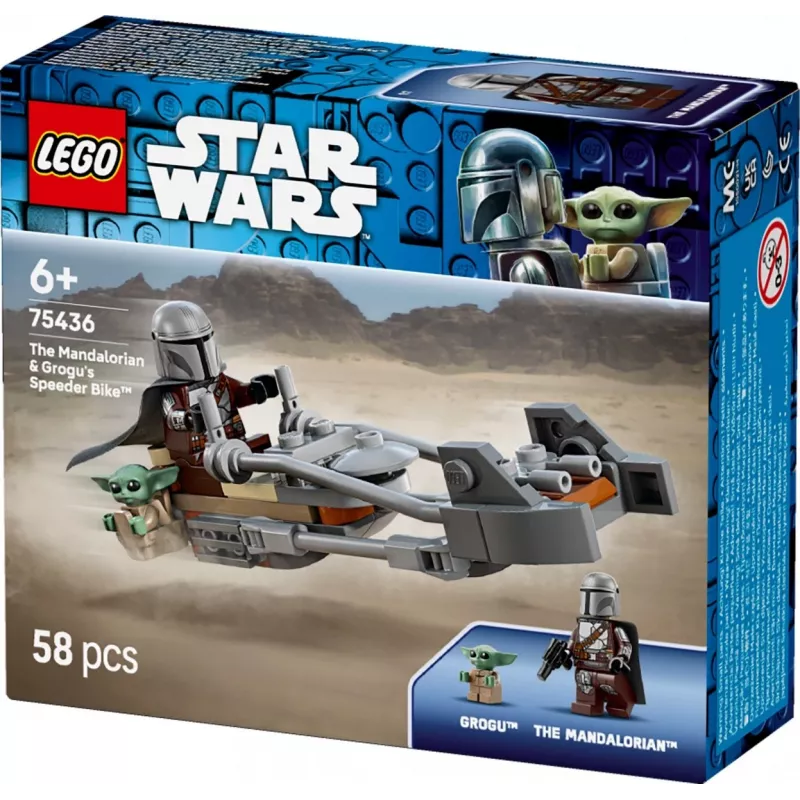 LEGO STAR WARS 75436 Mandalorietis un Grogus ātrumrats