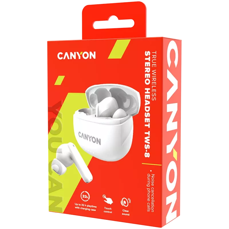 Canyon CNS-TWS8W Balts produkts