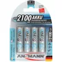 1x4 Ansmann maxE NiMH uzlād. bat. Mignon AA 2100 mAh 5035052