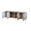 Kumode Cama Meble ISLA 2000x400x750 mm, matēta kašmira krāsa, skaidu plātņu korpuss