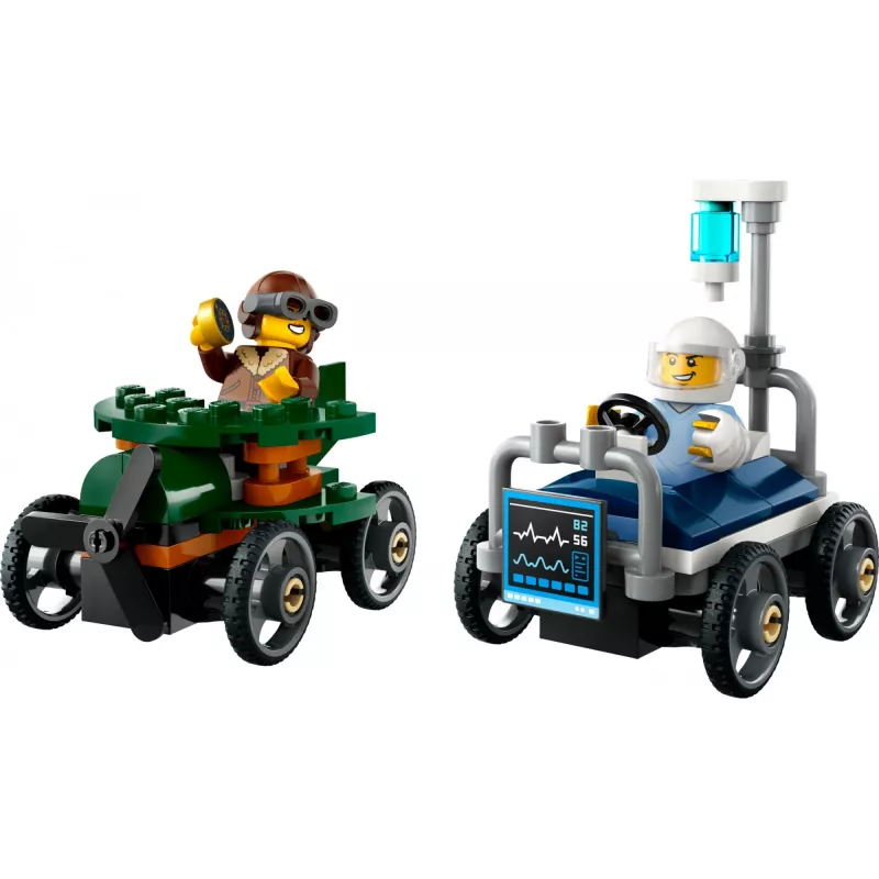 LEGO CITY 60459 Lidmašīna pret slimnīcas gultu