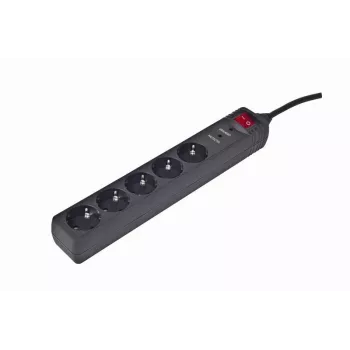 EnerGenie SPG5-C-15 pārsprieguma aizsargs Melns 5 AC kontaktligzdas 250 V 4.5 m