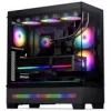 PHANTEKS XT View Matrix PC korpuss, Midi-Tower, E-ATX, rūdīts stikls, Matrix LED - melns (PH-XT523VM1_DBK01)