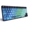 Mehāniskā spēļu tastatūra Sharkoon SKILLER SGK50 S3 Ultimate Rev2 piparmētru zilā krāsā QWERTZ izkārtojums
