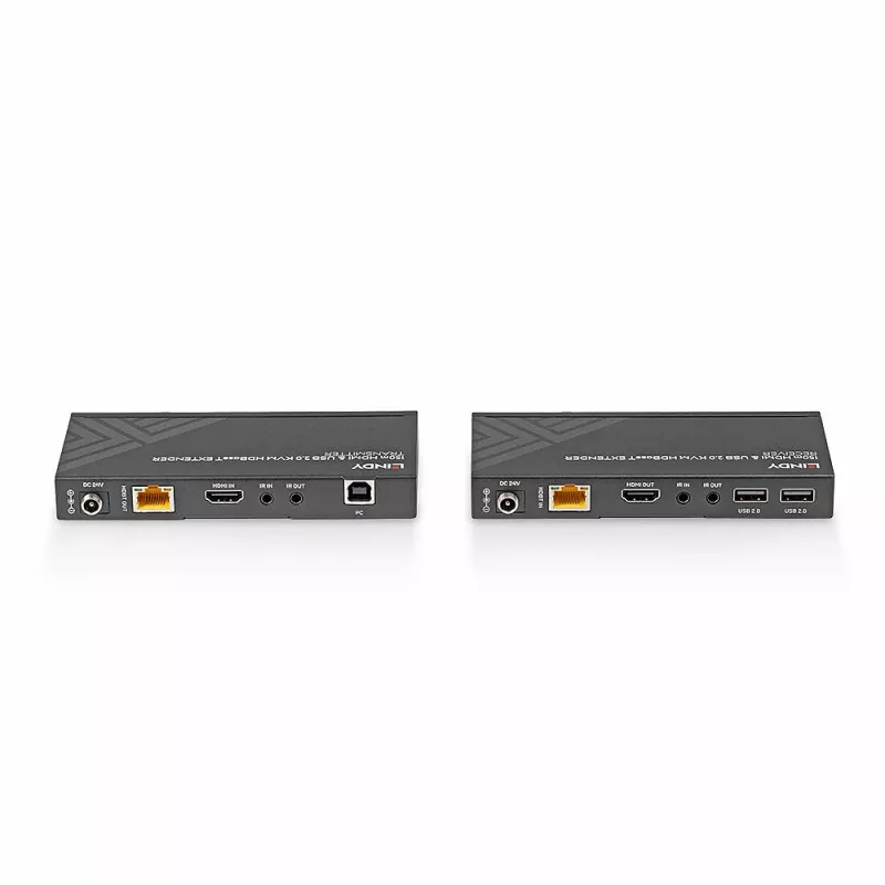 Lindy 150m Cat.6 HDMI 4K60, USB 2.0 & IR HDBaseT KVM paplašinātājs